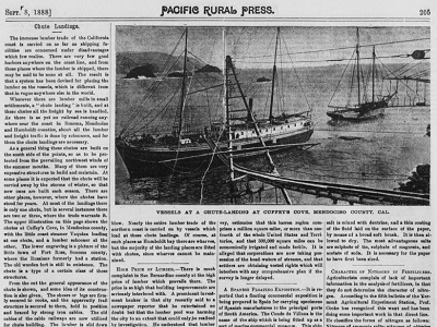 Pacific Rural Press article 1888