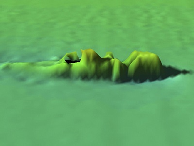 Multibean sonar image