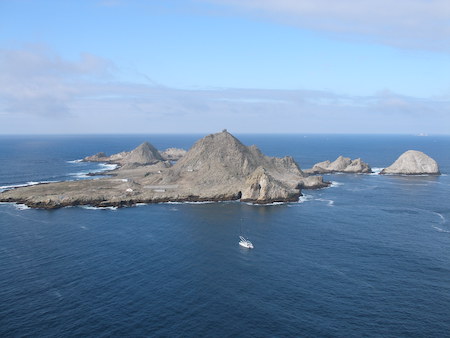 a rocky island