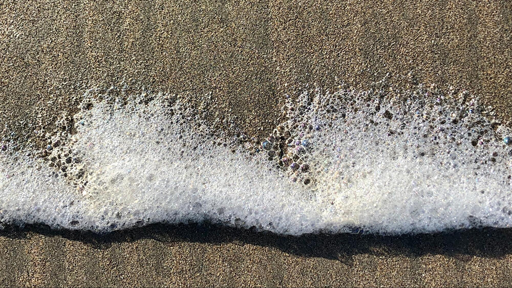 Sediment on a beach