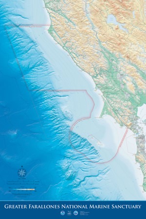 Boundary Map of Greater Farallones Sanctuary