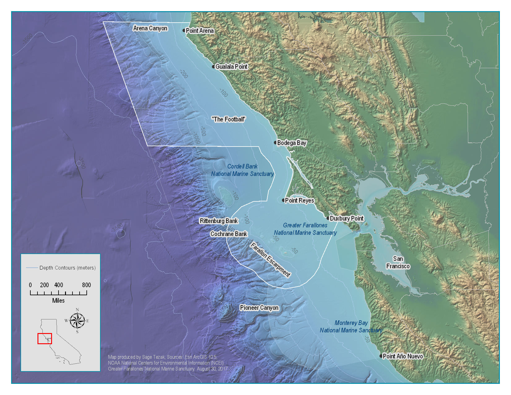 seafloor map
