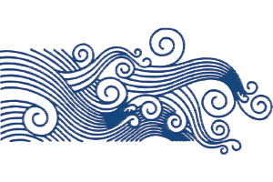 Upwelling wave icon